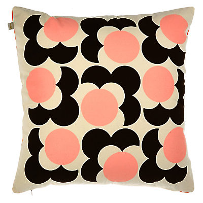 Orla Kiely Bigspot Flower Reversible Cushion Nutmeg